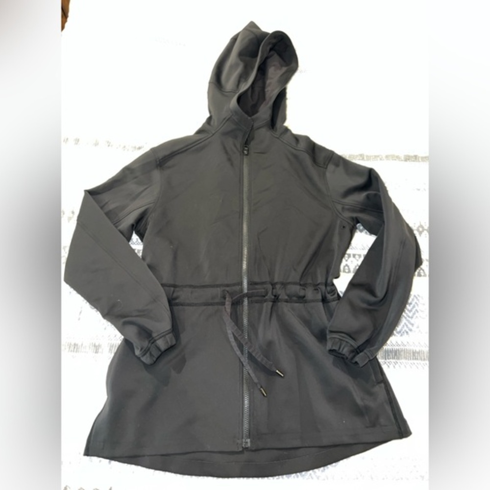 Never Washed Lululemon gotta hustle zip hoodie jacket sz 4‎ softstreme